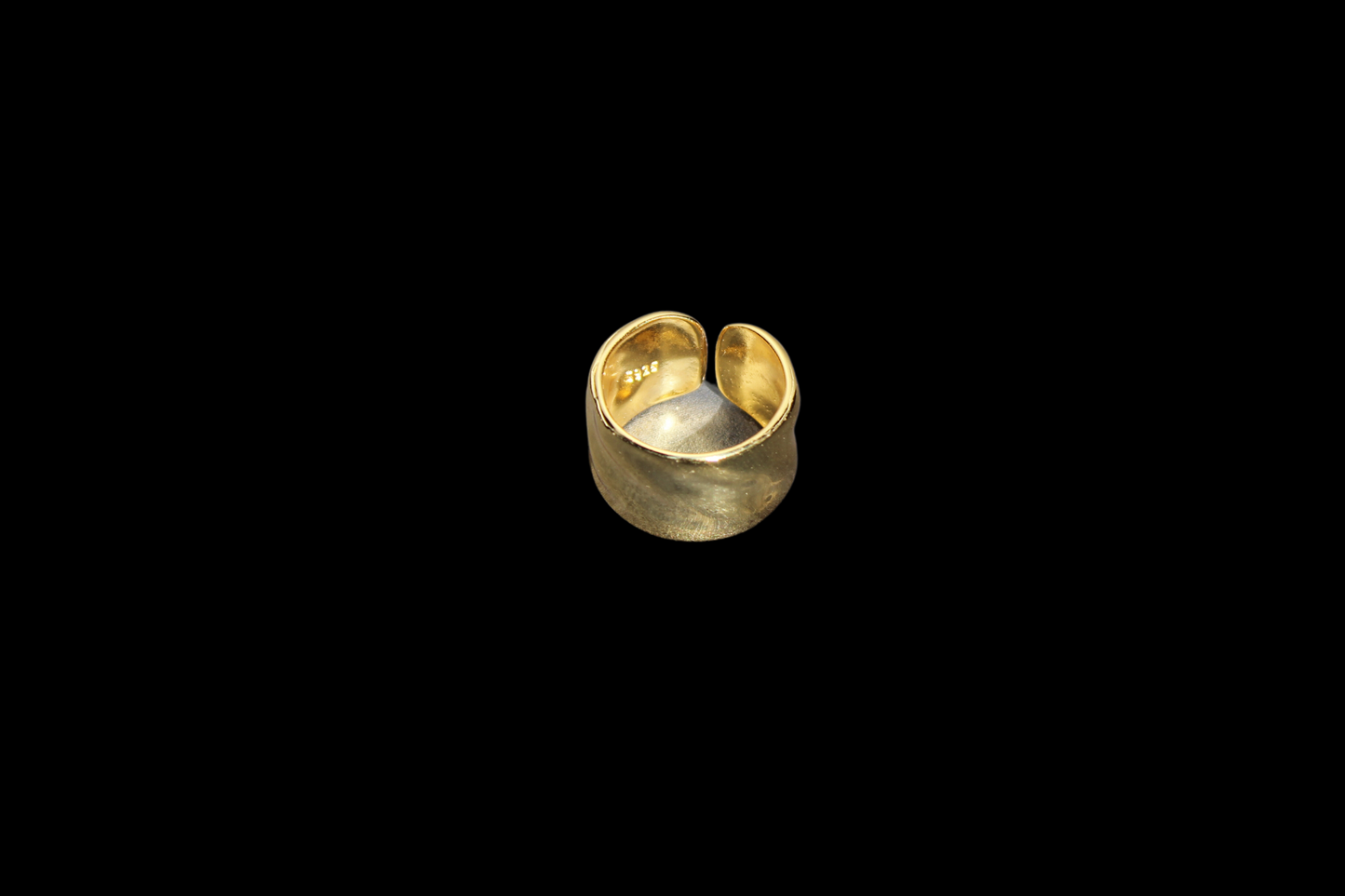 Desta (Gold) - Stackable Statement Classic Ring