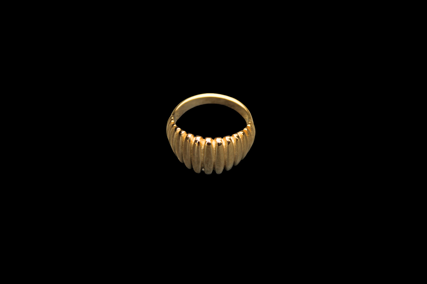 Clea (Gold) - Vintage Retro Accent Ring